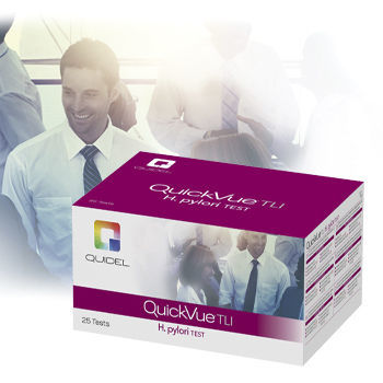 Набор для теста на желудочно-кишечные заболевания - QuickVue® - Quidel - на антигены / бактерия Helicobacter pylori / для кала
