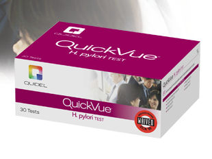 Экспресс-тест на желудочно-кишечные заболевания - QuickVue® - Quidel - IgG / бактерия Helicobacter pylori / сыворотки