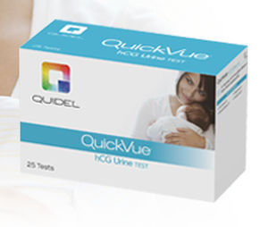 Экспресс-тест на беременность - QuickVue® - Quidel - хориогонадотропина / для мочи / с помощью иммуноанализа