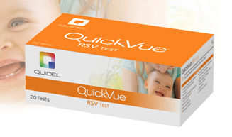 Экспресс-тест на распираторные заболевания - QuickVue® - Quidel - на антигены / респираторно-синцитиального вируса / для носа