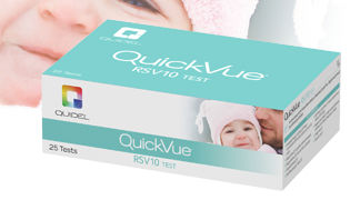 Экспресс-тест на распираторные заболевания - QUICKVUE™ RSV10 - Quidel - респираторно-синцитиального вируса / назофарингеальный / с помощью иммуноанализа