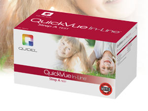 Экспресс-тест на инфекционные заболевания - QuickVue® - Quidel - на стрептококк группы А / для горла / методом иммунохемилюминесцентного анализа