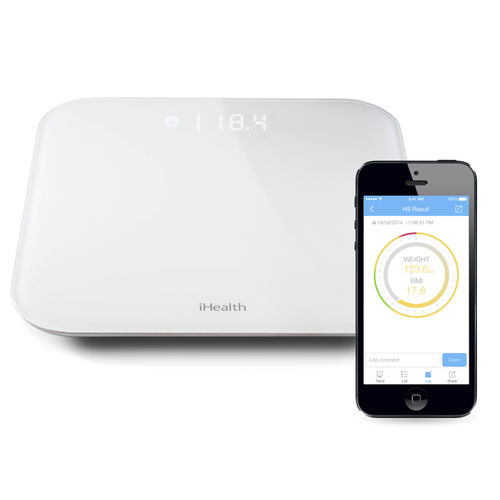 Электронное весы для взвешивания людей - iHealth Lite HS4 - iHealth - домашнее / платформа / с расчетом ИМТ