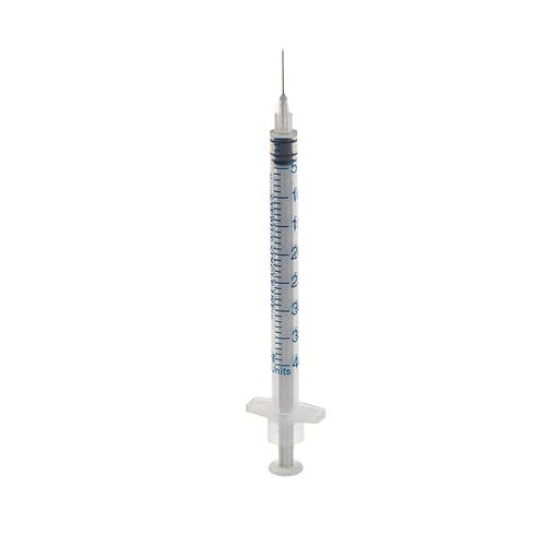 Шприц для подкожных инъекций - 3IS-1ML-40 - Romed Holland - для дозирования / инсулиновый / 1 мл