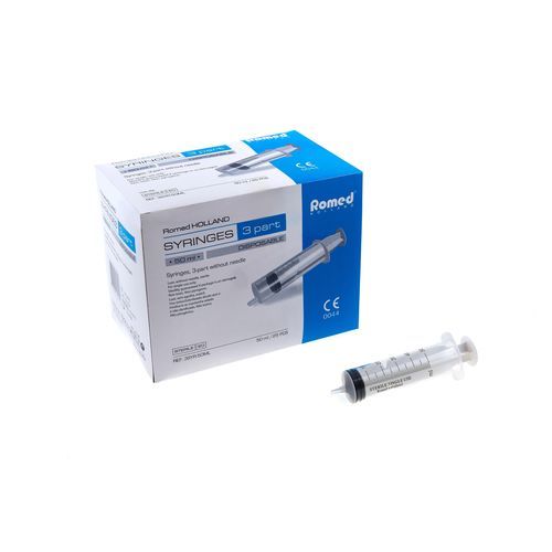 Шприц для дозирования - 3SYR-50ML - Romed Holland - для аспирации / 50 мл / стерильный