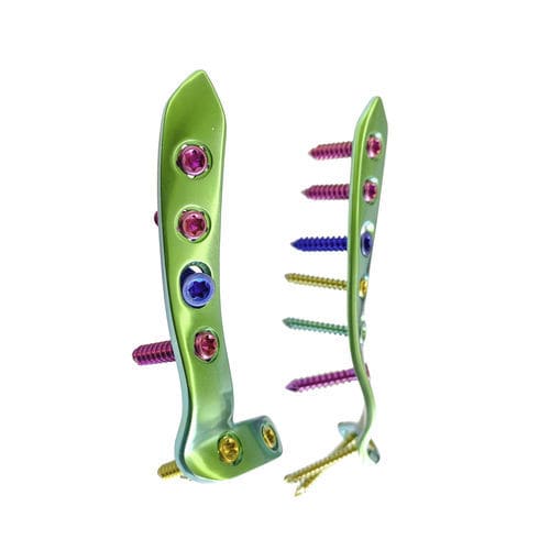 Костная пластина для артродеза для щиколотки - HJ-VA-LOC 04 - Health-Joy Medical - переднебоковая