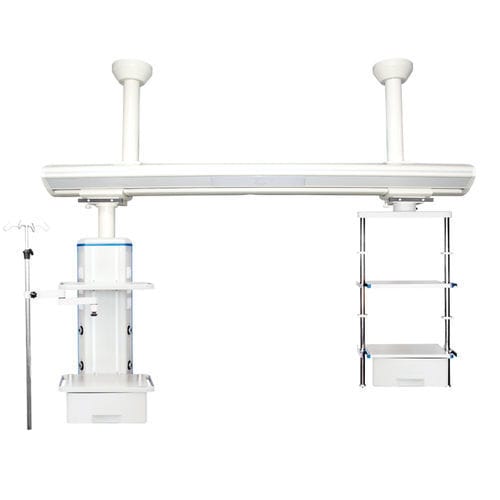 Настенный медицинская консоль-балка - Shanghai Zhenghua Medical Equipment - для анестезии / ротационный