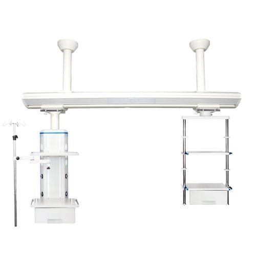 Настенный медицинская консоль-балка - Shanghai Zhenghua Medical Equipment - для анестезии / для эндоскопии / ротационный