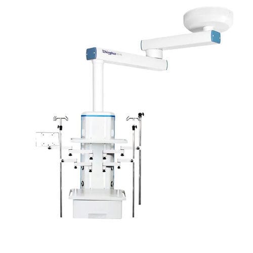 Потолочный медицинская консоль - EX-50E - Shanghai Zhenghua Medical Equipment - для интенсивной терапии / для анестезии / для эндоскопии