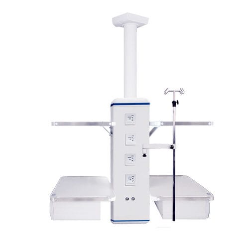 Потолочный медицинская консоль - EXP-30 - Shanghai Zhenghua Medical Equipment - для интенсивной терапии / для операционной / модульный
