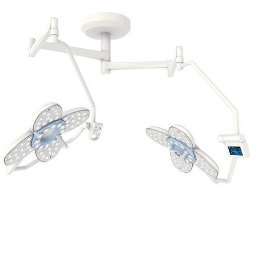 Потолочный хирургический светильник - EXLED6500 - Shanghai Zhenghua Medical Equipment - светодиодный / 2 штатива