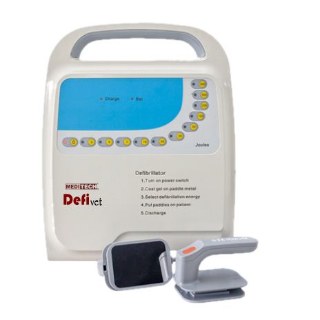 Полуавтоматический внешний дефибриллятор - Defi Vet - Meditech Equipment - с ручным приводом / ветеринарный