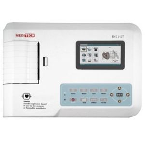 Электрокардиограф для спокойного состояния - EKG 312T - Meditech Equipment - 3 канала / цифровой / с принтером