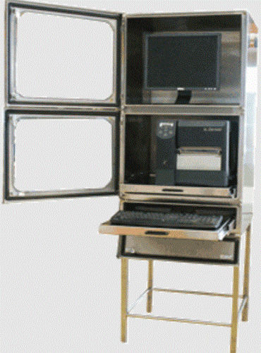 Медицинская информационная рабочая станция - MU3 Inox - LM Realisations - герметичная