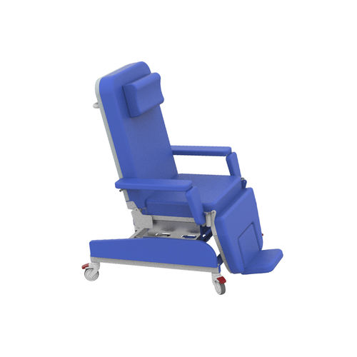 Ручное кресло для гемодиализа - PY-YD-CS - Nanning Passion Medical Equipment - 3 секции / на роликах / с опорой для голеней