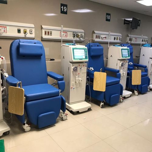Ручное кресло для гемодиализа - PY-YS - Nanning Passion Medical Equipment - 3 секции / на роликах / с опорой для голеней