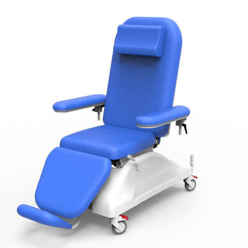 Электрическое кресло для гемодиализа - PY-YD-510 - Nanning Passion Medical Equipment - 3 секции / на роликах / наклонное