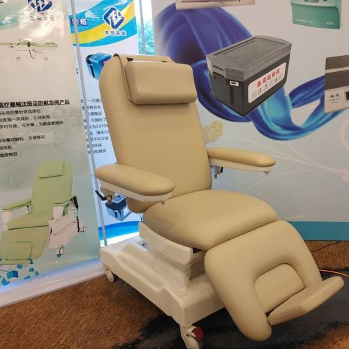 Кресло для забора крови 3 секции - PY-YD-310(updated) - Nanning Passion Medical Equipment - на роликах / с регулируемой высотой / наклонное