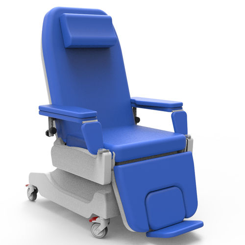 Электрическое кресло для гемодиализа - PY-YD-310 - Nanning Passion Medical Equipment - 3 секции / на роликах / с регулируемой высотой