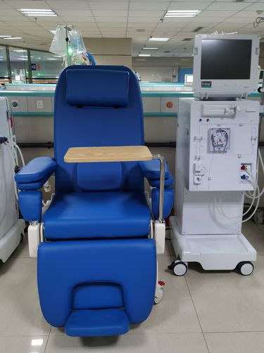 Электрическое кресло для гемодиализа - PY-YD-310 - Nanning Passion Medical Equipment - 3 секции / для химиотерапии / на роликах