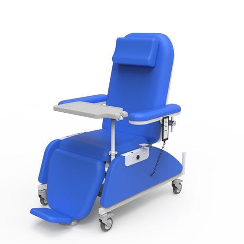 Электрическое кресло для гемодиализа - PY-YD-810 - Nanning Passion Medical Equipment - 3 секции / для химиотерапии / на роликах