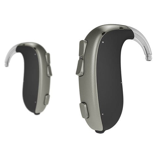 Слуховой аппарат BTE - Leox 3 - bernafon - с Bluetooth® / коричневый / серый
