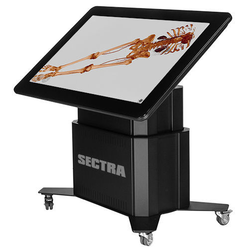 Анатомический стол для обучения - VH Dissector Sectra - Touch of Life Technologies (ToLTech) - для виртуального рассечения / мобильный / прямоугольный