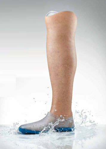 Косметический протез нога - Hybrid Semi-Soft  - AQUALEG - икра ноги