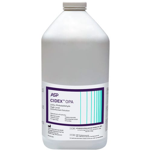 Дезинфицирующее средство на основе орто-фталальдегида - CIDEX™ OPA  - ASP - Advanced Sterilization Products - для хирургических инструментов / для эндоскопов / жидкость