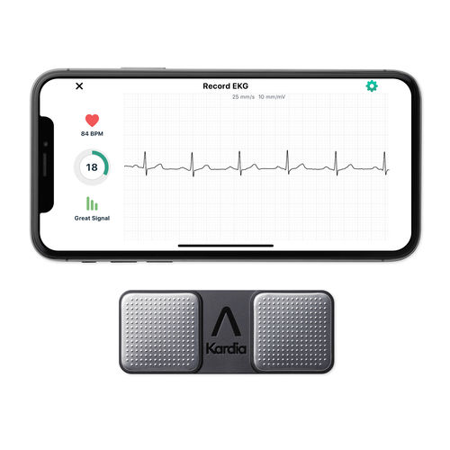 Портативный монитор пациента - KardiaMobile® - AliveCor - для ЭКГ / частоты сердечных сокращений / для обслуживания пациентов на дому