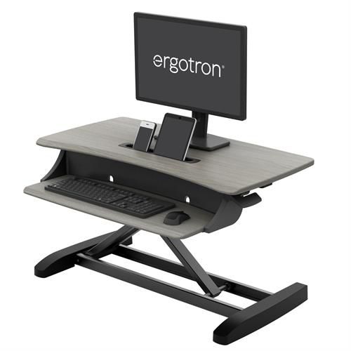 Прямоугольный рабочий стол - WorkFit-Z Mini - Anthro Corporation - с регулируемой высотой / с настенным держателем
