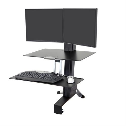 Прямоугольный рабочий стол - WorkFit-S - Anthro Corporation - для офисов открытого типа / с регулируемой высотой