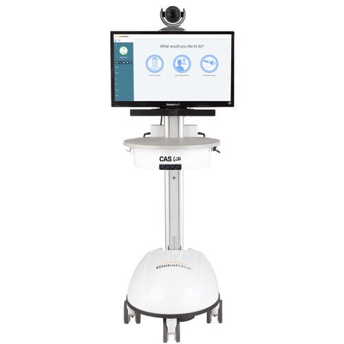 Защищенная телемедицинская тележка - CAS Lite™ - GlobalMed - с видеорегистратором