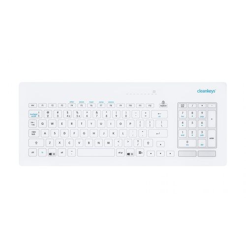 Клавиатура с сенсорной панелью - CK5 Cleankeys® - GETT Gerätetechnik - с указателем / из стекла / USB
