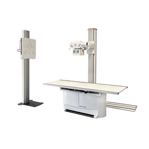 Цифровой рентгенографическая система - ATLAS HC2 - IDETEC MEDICAL IMAGING - для многофункциональной радиографии / для рентгенографии органов грудной клетки / с напольной системой Букки
