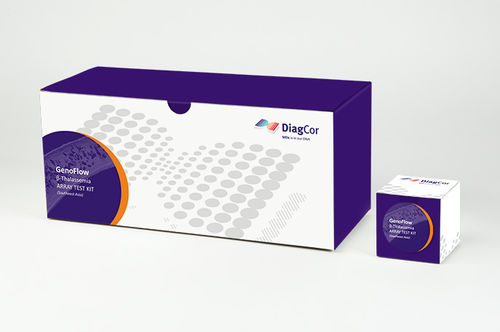 Набор для теста для талассемии - GenoFlow R12006 - DiagCor Bioscience Incorporation Limited - крови / ротовая жидкость / для PCR