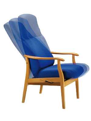 Наклонное кресло для отдыха - RELAX FA16-63/1R - AHF - ATELIERS DU HAUT FOREZ - с ручным управлением