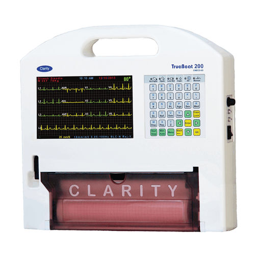 Электрокардиограф для спокойного состояния - TrueBeat 200 - Clarity Medical - 4 канала / 12 каналов / 3 канала