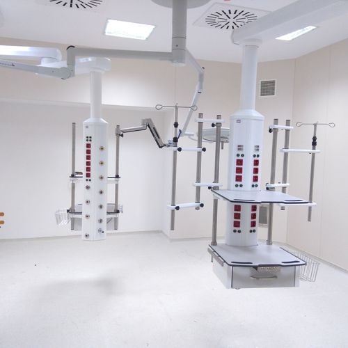 Медицинская консоль для операционной - AKAY - Koncare medical Technologie - потолочный / для интенсивной терапии / модульный