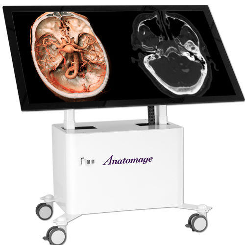 Анатомический стол для обучения - Anatomage - мобильный / прямоугольный
