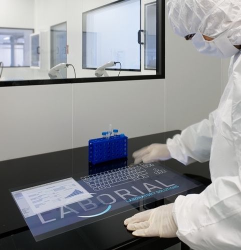 Рабочая поверхность для лабораторий - Blautouch - LABORIAL SOLUÇÕES PARA LABORATÓRIO, S.A. - интерактивная