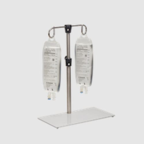 Стойка для сыворотки на столе для осмотра - TABLETOPIVSTAND - HK Surgical - 2 крюка / из алюминия