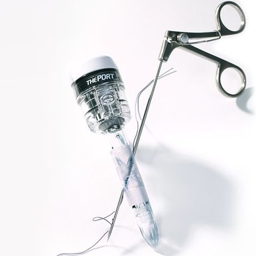 Лапароскопический трокар - TP series - SurgiCore - с отверстием инсуффляции / с приемной гильзой / для одноразового использования