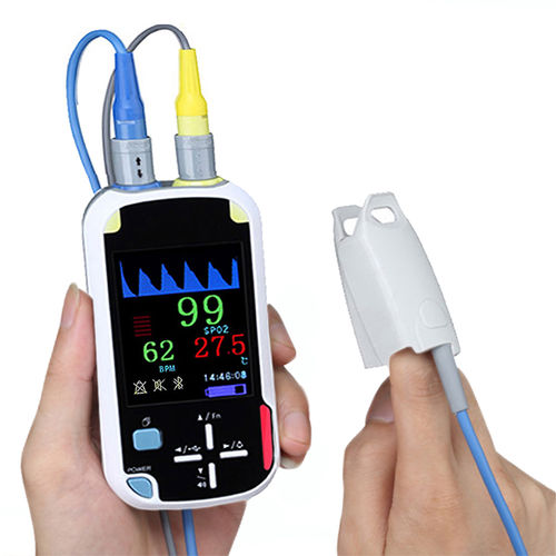 Портативный пульсоксиметр - JERRY-II+ - SHANXI JERRY MEDICAL - компактный / медицинский / bluetooth