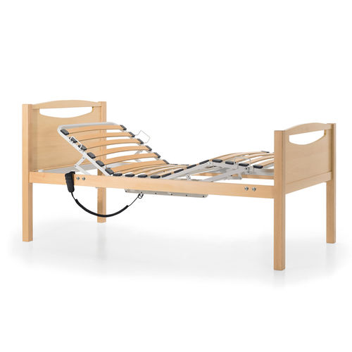 Медицинская кровать - Lignum - JMS Healthcare Furniture - для обслуживания пациентов на дому / электрическая / гериатрическая