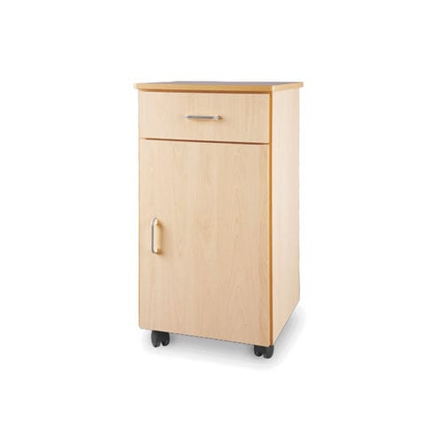 Прикроватный столик на роликах - 10.ME.1807 - JMS Healthcare Furniture - встроенный в шкаф / с выдвижными ящиками