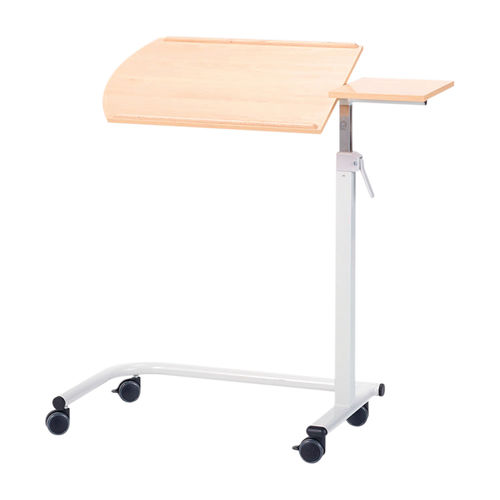 Прикроватный столик с регулируемой высотой - 10.ME.1828 - JMS Healthcare Furniture - на роликах / наклонный / с ручным приводом