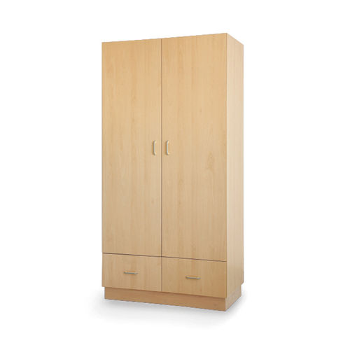 Шкаф для больничной палаты - 10.AR.1150 - JMS Healthcare Furniture - с дверью / с выдвижным ящиком / бежевый