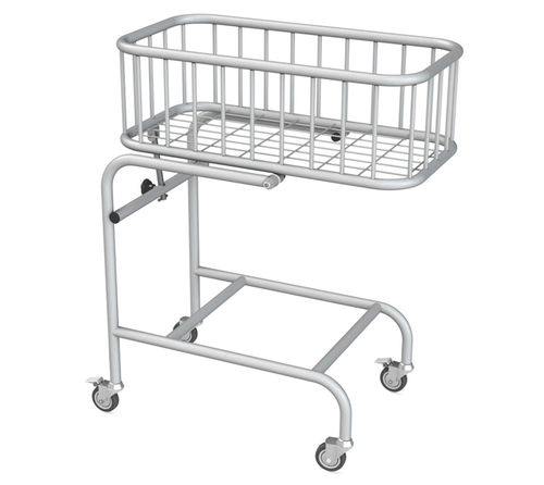 Педиатрическая медицинская люлька - 10.MC.7102 - JMS Healthcare Furniture - с фиксированной высотой / на роликах / из нержавеющей стали
