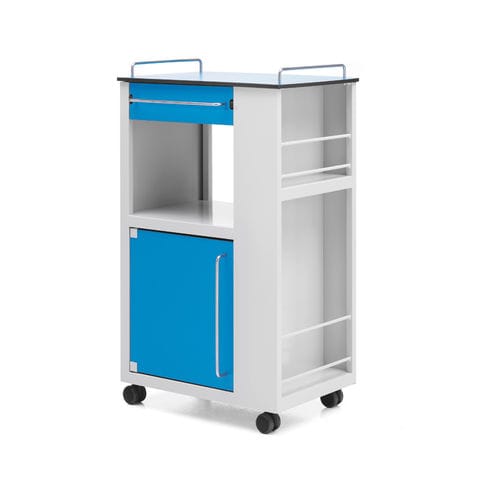 Прикроватный столик на роликах - 10.ME.1814 - JMS Healthcare Furniture - встроенный в шкаф / с выдвижными ящиками